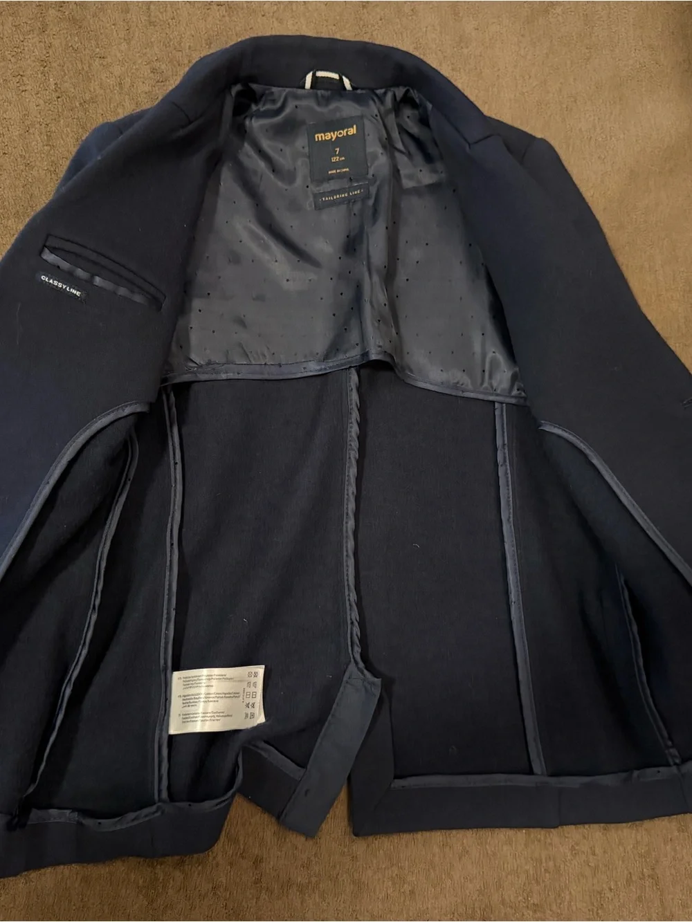 Mayoral Navy Tailored Boys' Jacket